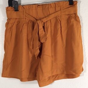 Charlotte Russe Rayon Shorts Brown Pull On NWT